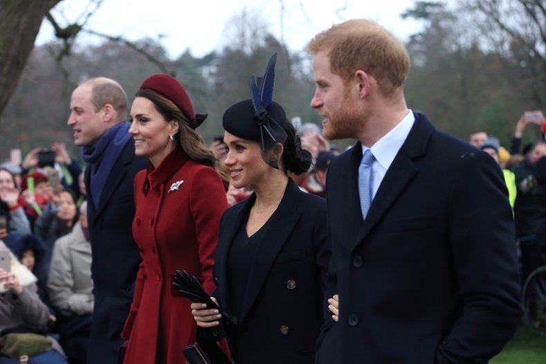 Harry, Meghan, Kate, William in 2018