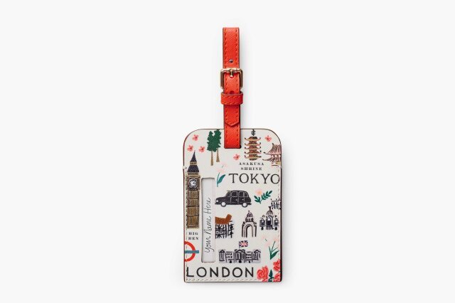 Rifle Paper Co. Luggage Tag in Bon Voyage design