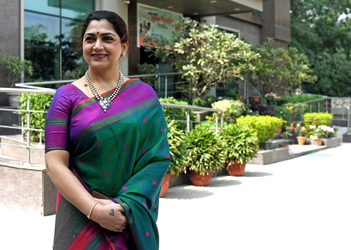 Actor Khushbu Sundar, newly appointed Member to the National Commission for Women.
