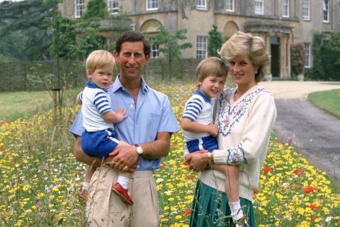 King Charles, Diana, William and Harry