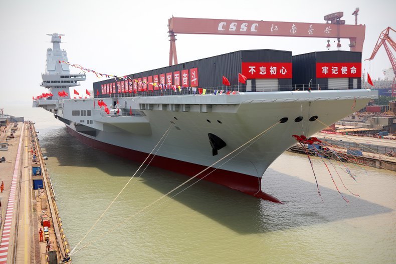 China Fujian Aircraft Carrier 
