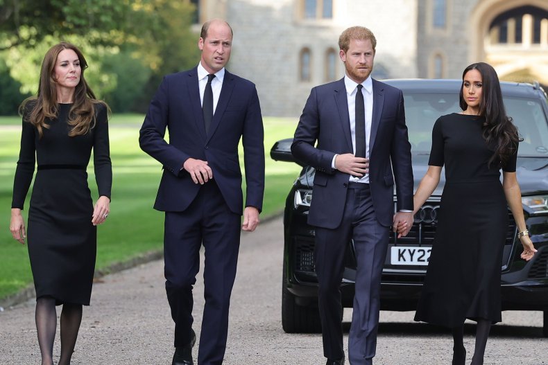 Kate, William, Harry and Meghan Markle