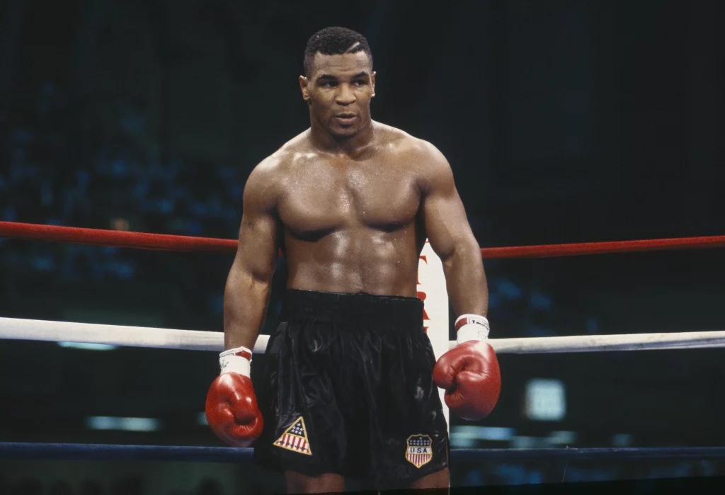 Mike Tyson in the boxing ring